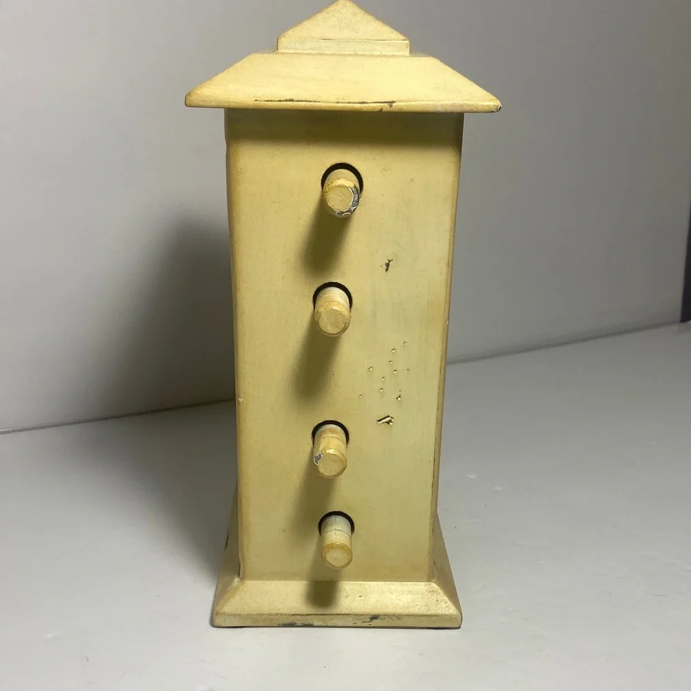 Vintage off white Perpetual Calendar office home decor